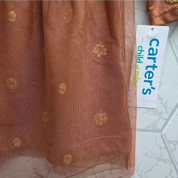 Carter's Girls Thanksgiving Tulle Dress, Sizes 12 months, 2T - Picture 6 of 8